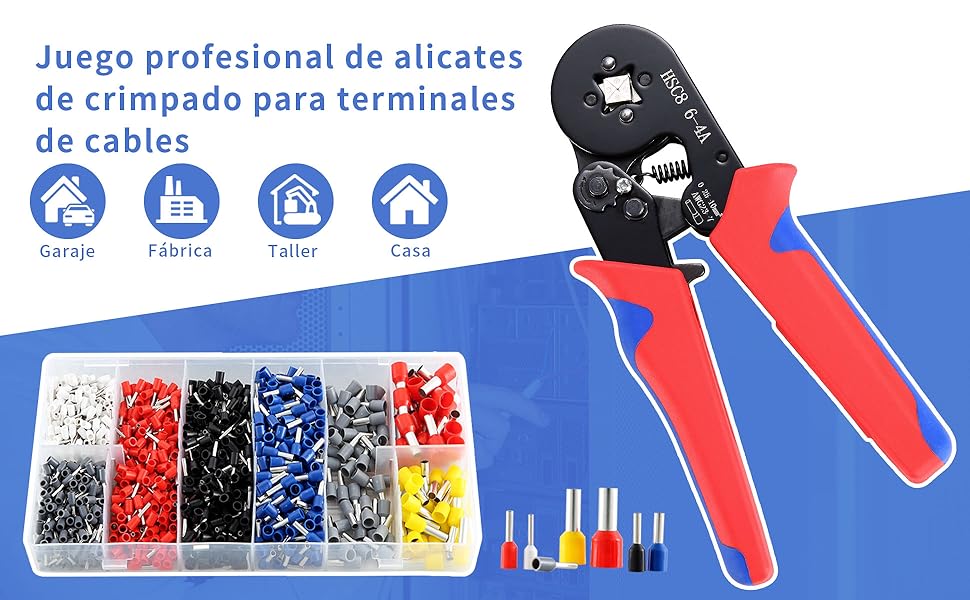 ALICATE CRIMPADORA PINZAS HERRAMIENTAS